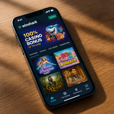 WinShark Casino - Mobile Platform - Responsive Gaming on iPhone and Android